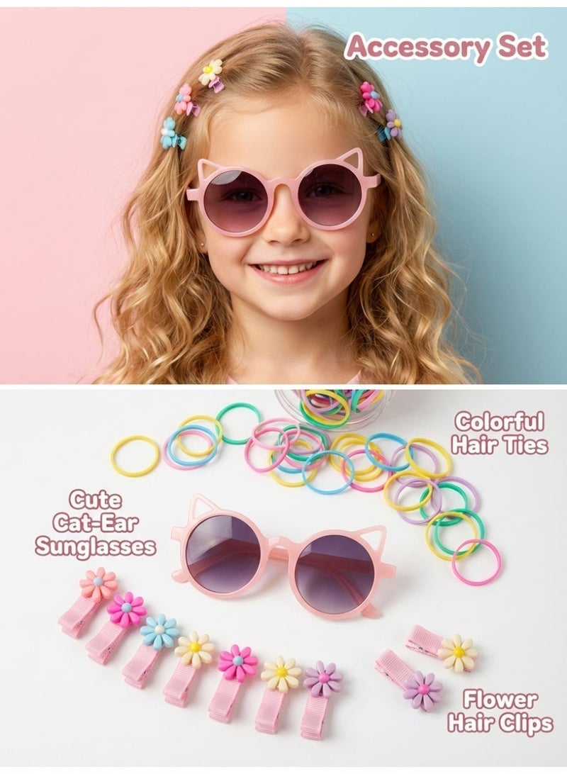 46 PCS Kid's Makeup Toy Set, Suitable for Girl Aged 3–14 - Image 3
